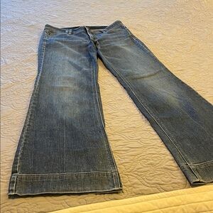 Size 6 Noir Flare Jeans